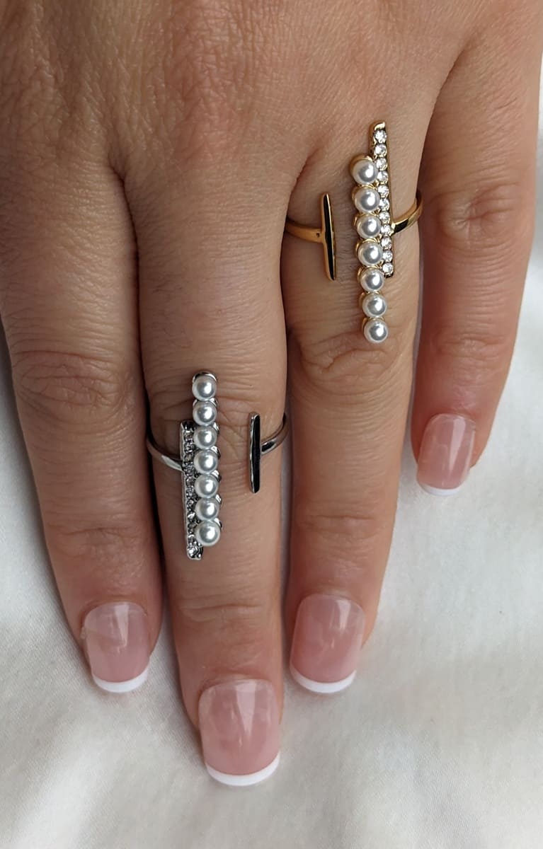 Bague Inaya (existe en doré et argenté)