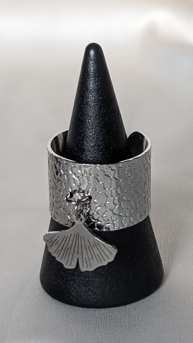 Bague breloque Ginky (existe en doré et argenté)