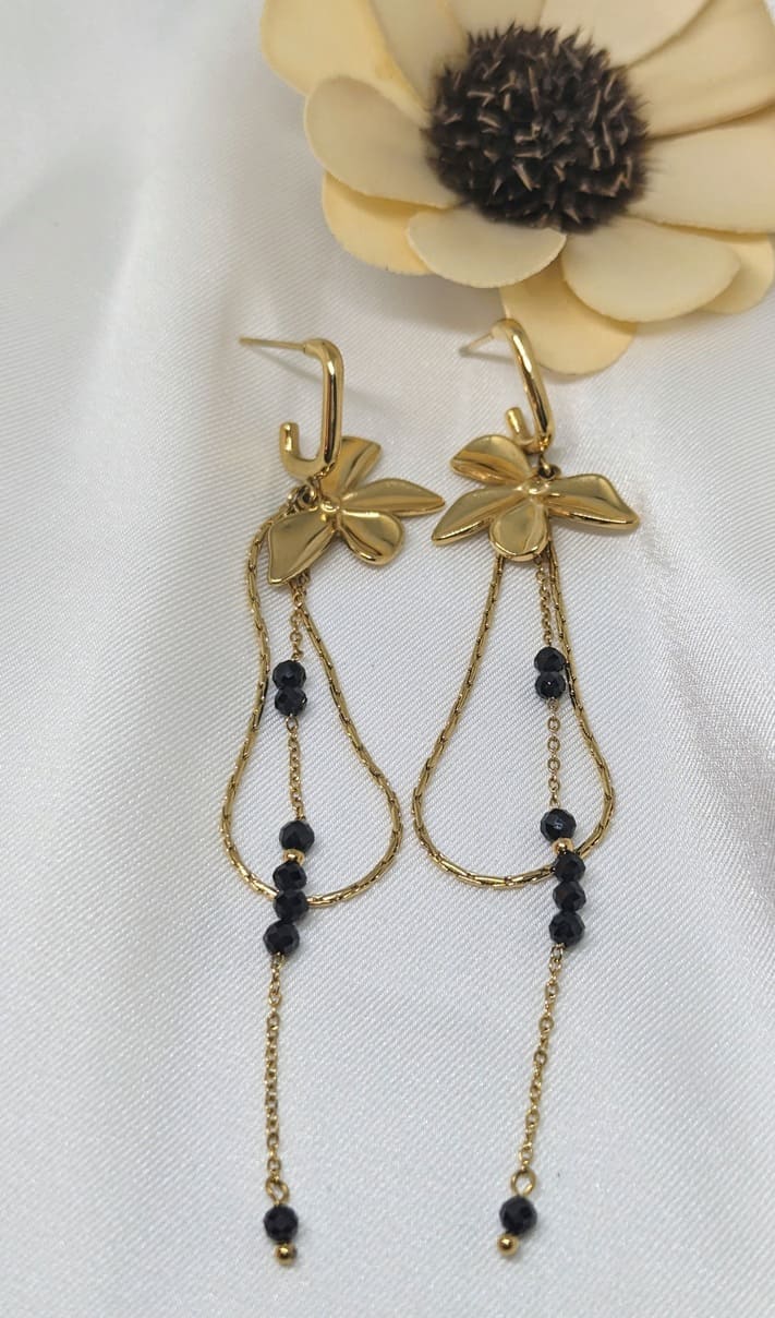 boucles d'oreilles femme en acier inoxydables