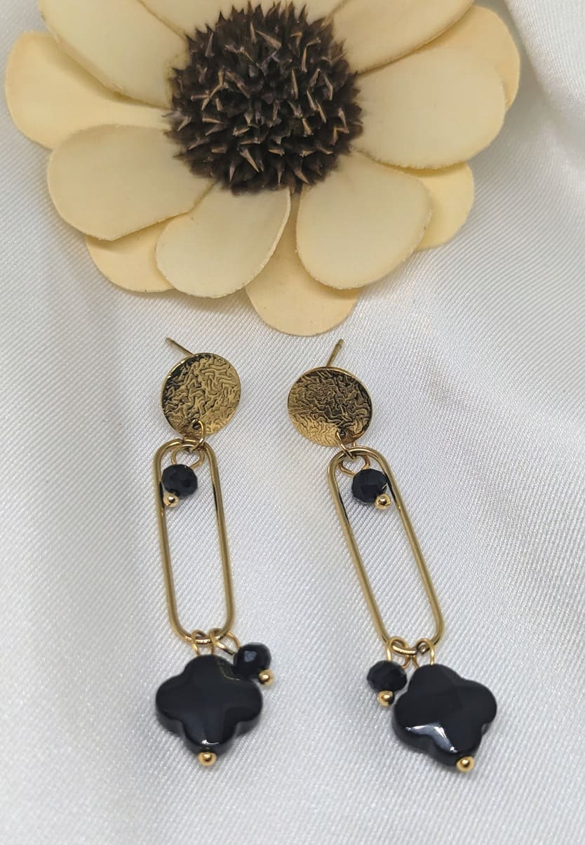 boucles d'oreilles femme en acier inoxydables tendances et abordables.