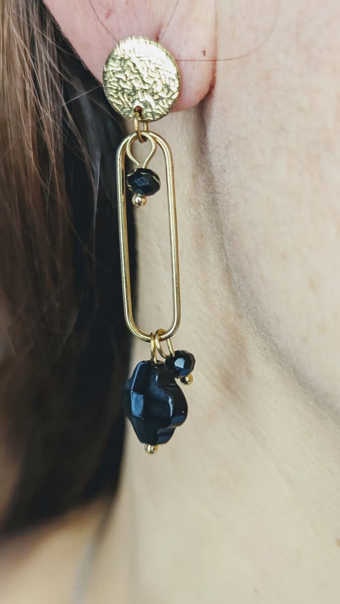 boucles d'oreilles femme en acier inoxydables tendances et abordables.