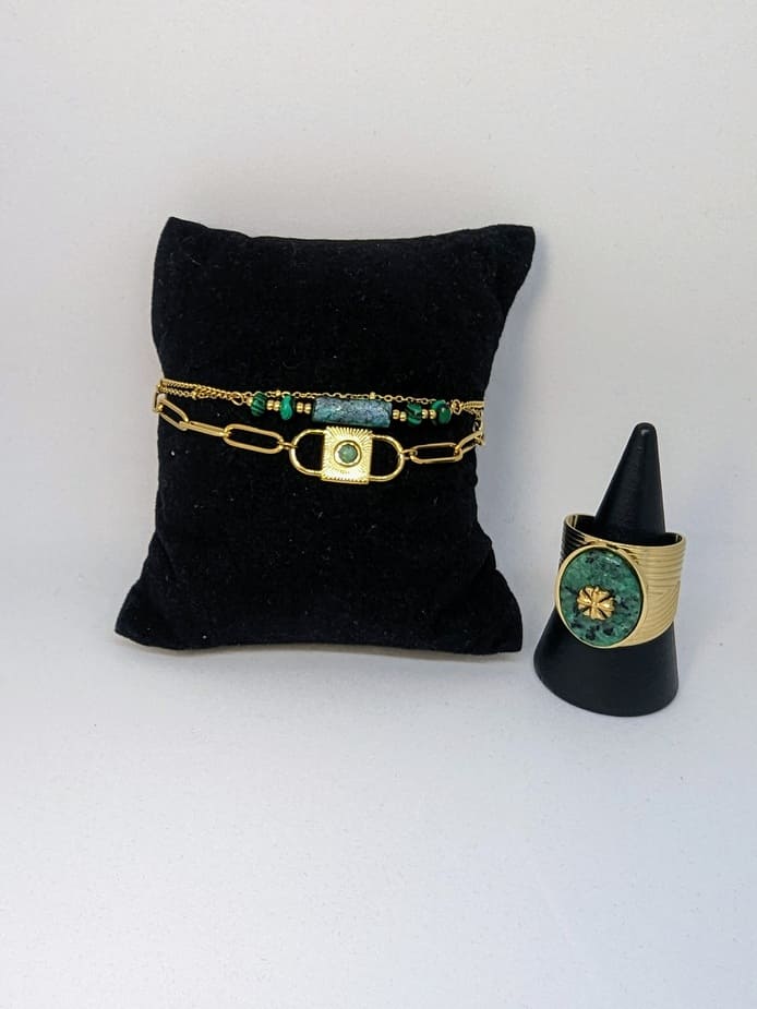 Ensemble Bracelet et Bague Cassandra