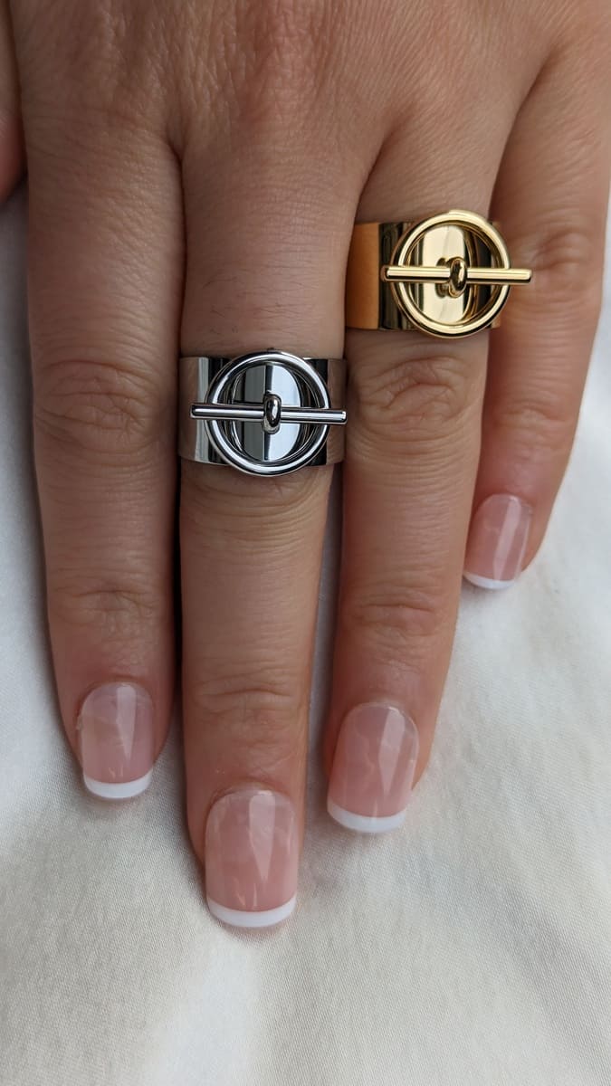 Bague Tania (existe en Doré et Argenté)