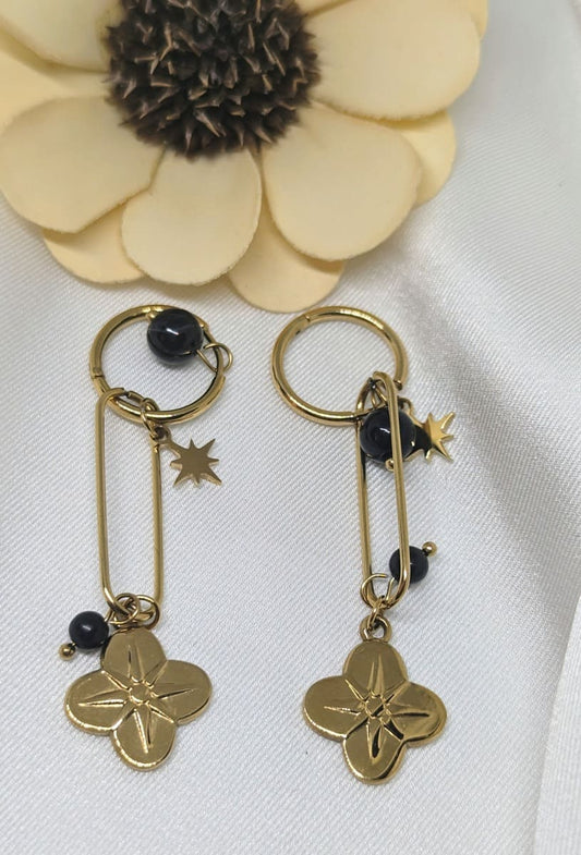 boucles d'oreilles femme en acier inoxydables tendances et abordables.